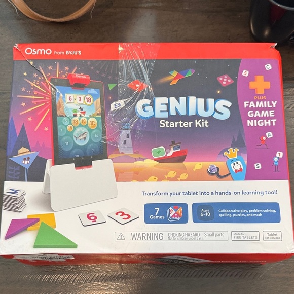 Osmo Genius Starter Kit for Fire Tablets 7 Games - Picture 1 of 14